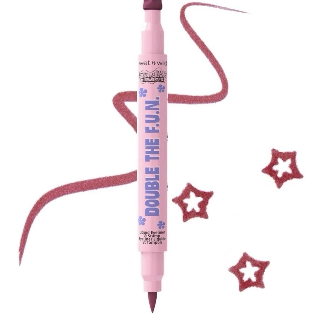 Wet N Wild SpongeBob Double The F.U.N. Liquid Eyeliner and Stamp